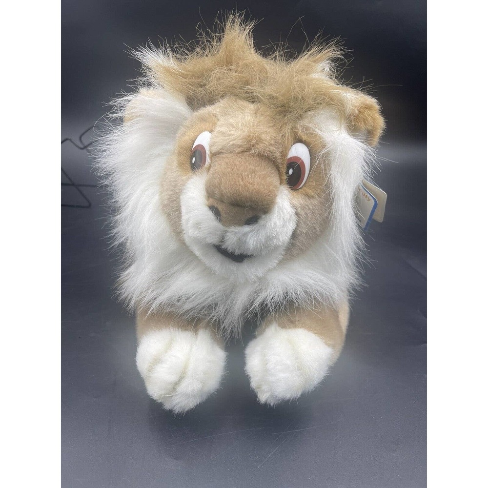 A & A Plush Inc Lion Plush Laying Down 15" Stuffed Animal 1992